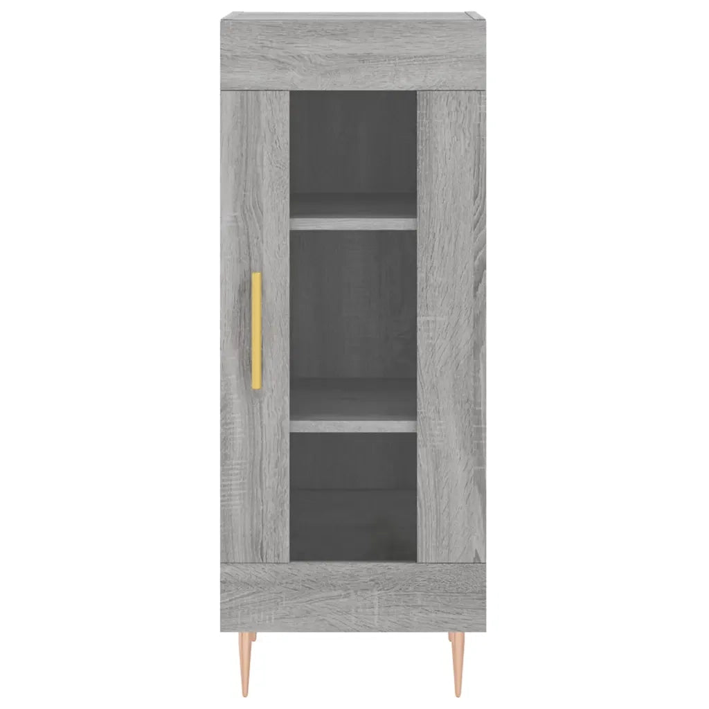 Credenza-Buffet-Armadio da cucina Grigio Sonoma 34,5x34x90 cm in Legno Multistrato 505572