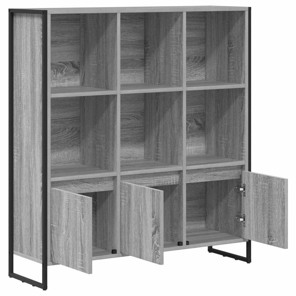 Armadio per Libri 2 pcs Grigio Sonoma 99,5 x 30 x 108 cm 3403025