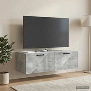 Mobile Porta TV da Muro Grigio Cemento 98 x 41 x 30 cm 898698