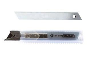 LAME DI RICAMBIO PER CUTTER MM.9- - mm.9x85 spessore mm.0,43 (1-11-300) - 1 scatola STANLEY