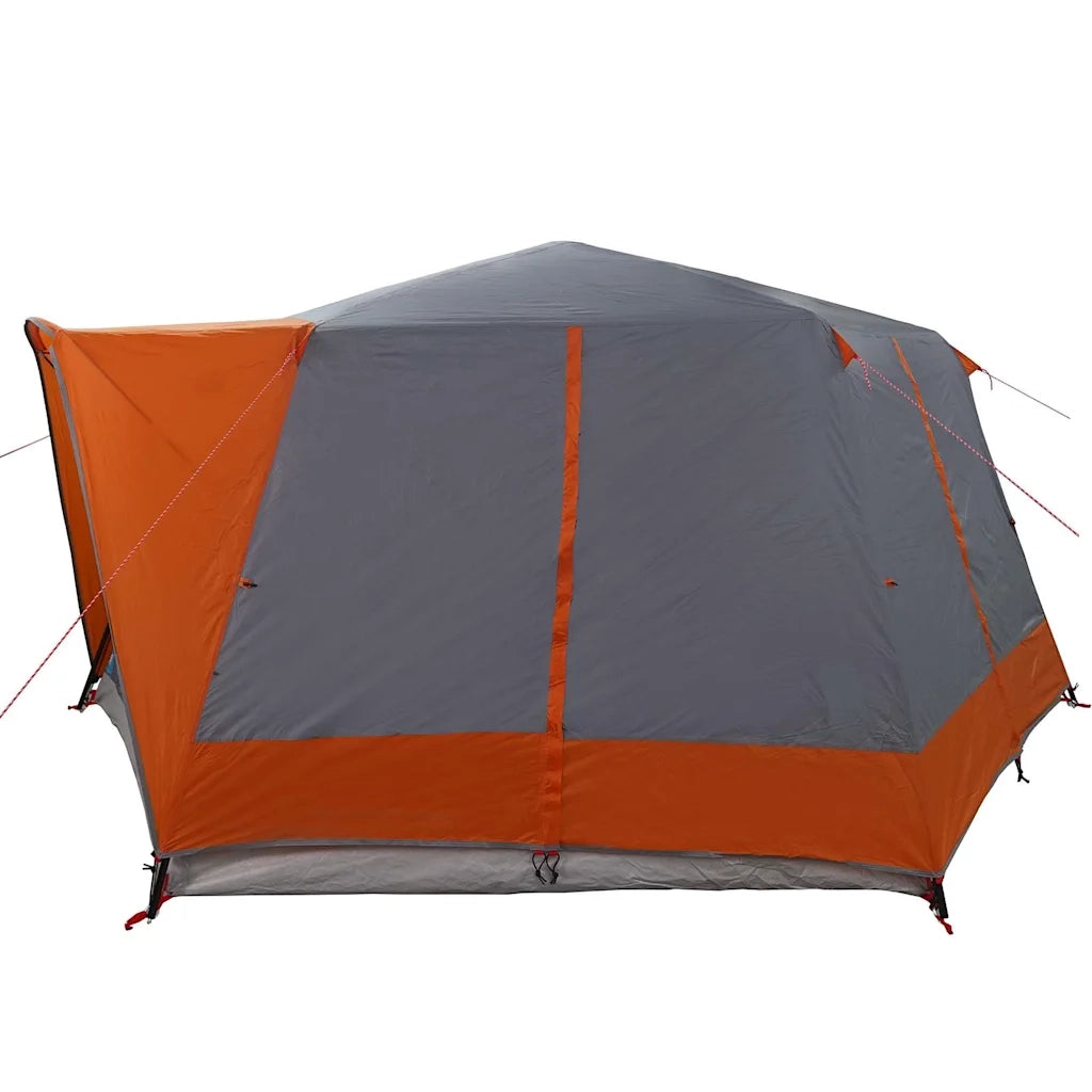 Tenda Cabina 7-Persone Grigio e arancione 400 x 350 x 212 cm 42004028