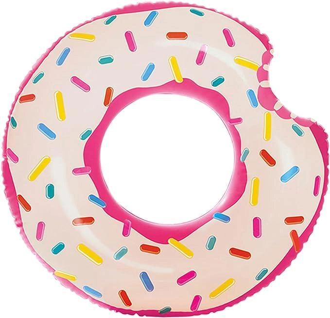 Intex 59265 - Salvagente Ciambella, Multicolore, Dimensione gonfiata 94 x 23 cm