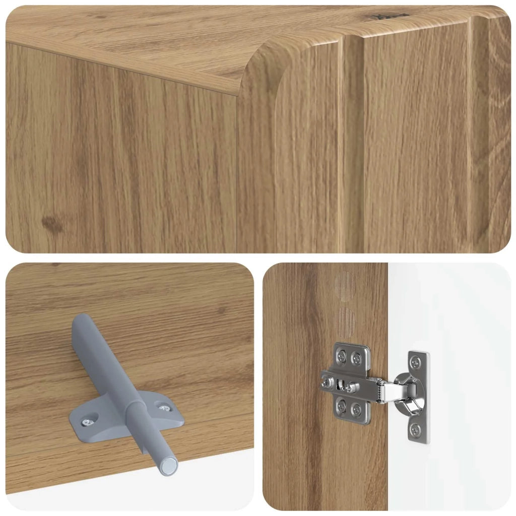 Mobile Bagno ZWOLLE Rovere Artigianale 66 x 25,5 x 190 cm 896484