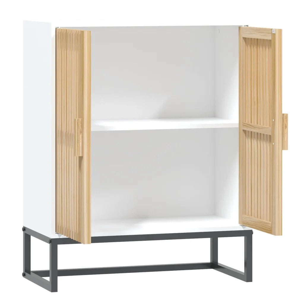 Credenza Bianca 60x30x75 cm in Legno Multistrato 352109