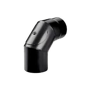 SAVE Fumisteria NNO1208 Plus Gomito per canna fumaria 90° ispezionabile diametro 12 cm spessore 1,2 mm colore Nero