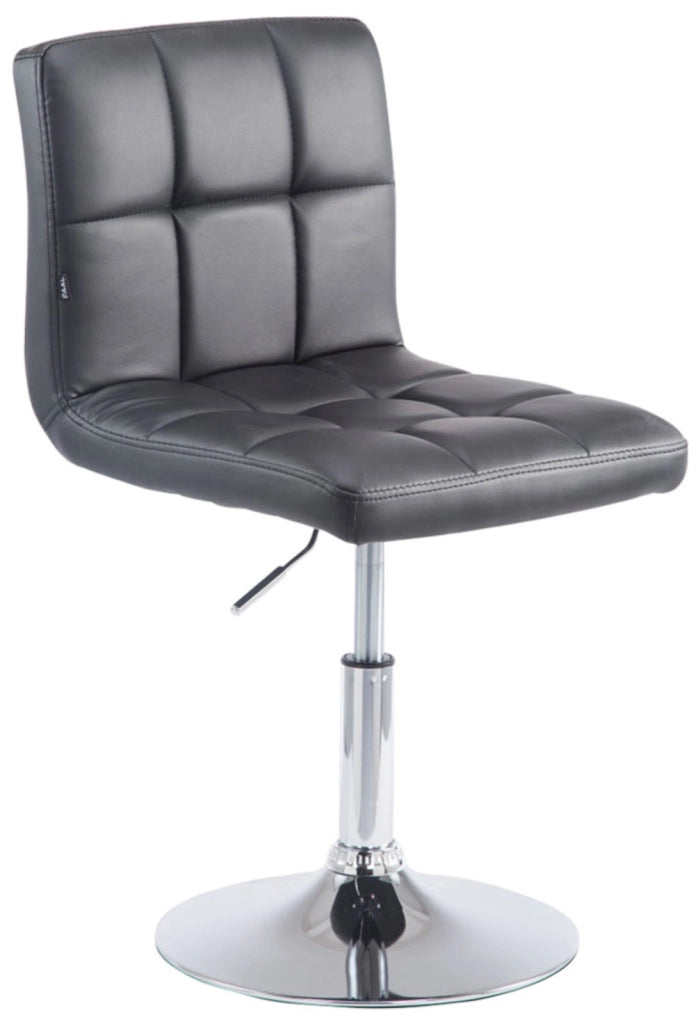 Set 4 sedie da lounge Palma similpelle nero