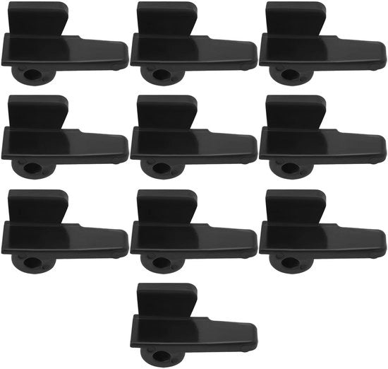 Kit di sostituzione pneumatici 10 pezzi - Componenti in plastica - Compatibile con Hofmann - Protezione cerchi - Diaframma 5,5 mm - Installazione facile - Accessorio per cambio pneumatici