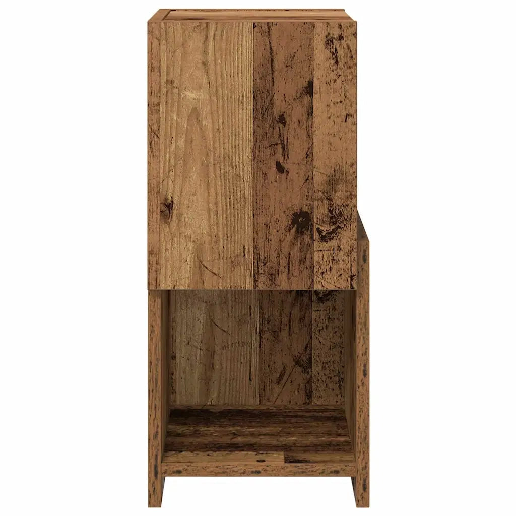 Mobile angolare Legno vecchio 25,5x25x55cm Legno multistrato 889827