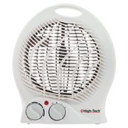 HIGH-TECH TERMOVENTILATORE 1000-2000 W 2 LIVELLI DI POTENZA E SPEGNIMENTO AUTOMATICO