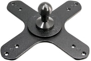 Adattatore di supporto VESA da 75/VESA 100 a 20 mm in acciaio nero (ap20mmvesa)