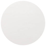 Piano Tavolo | Superficie Tavolo | Piano Scrivania Rotondo Bianco ?80x3 cm in Legno Massello di Pino