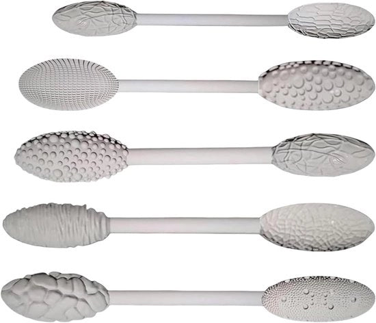 Set di Rulli per Modellare - Rulli a Disegno - Modellazione di Cera - Manico Ergonomico - 5 Pezzi - Non Specificato