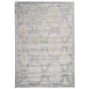 Tappeto di forma rettangolare beige e grigio 160 x 230 cm camera da letto soggiorno
