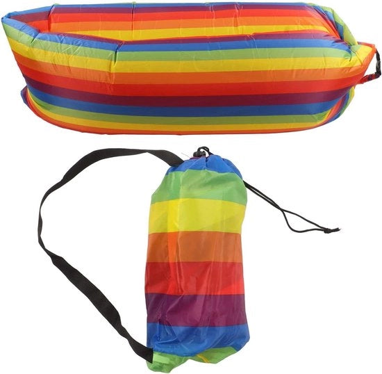 Sdraio Inflatabile - Resistenza al Taglio - Portatile - Esterno - Leggero - Sdraio Lounge aeree - Campeggio - Escursioni - Spiaggia - Picnic - Adulti - Bambini