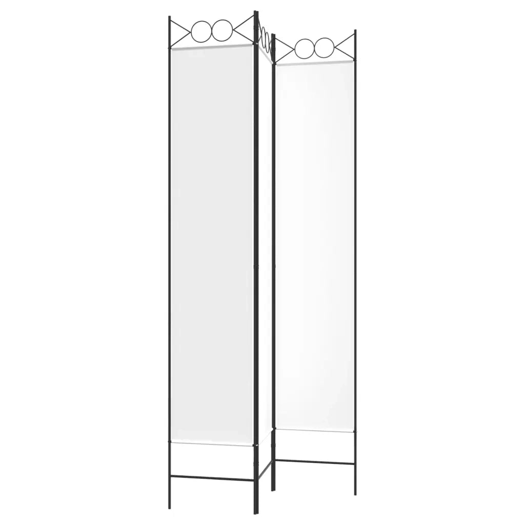 Divisorio Ambienti | Divider per stanze | Paravento a 3 Pannelli bianco 120x220 cm in Tessuto