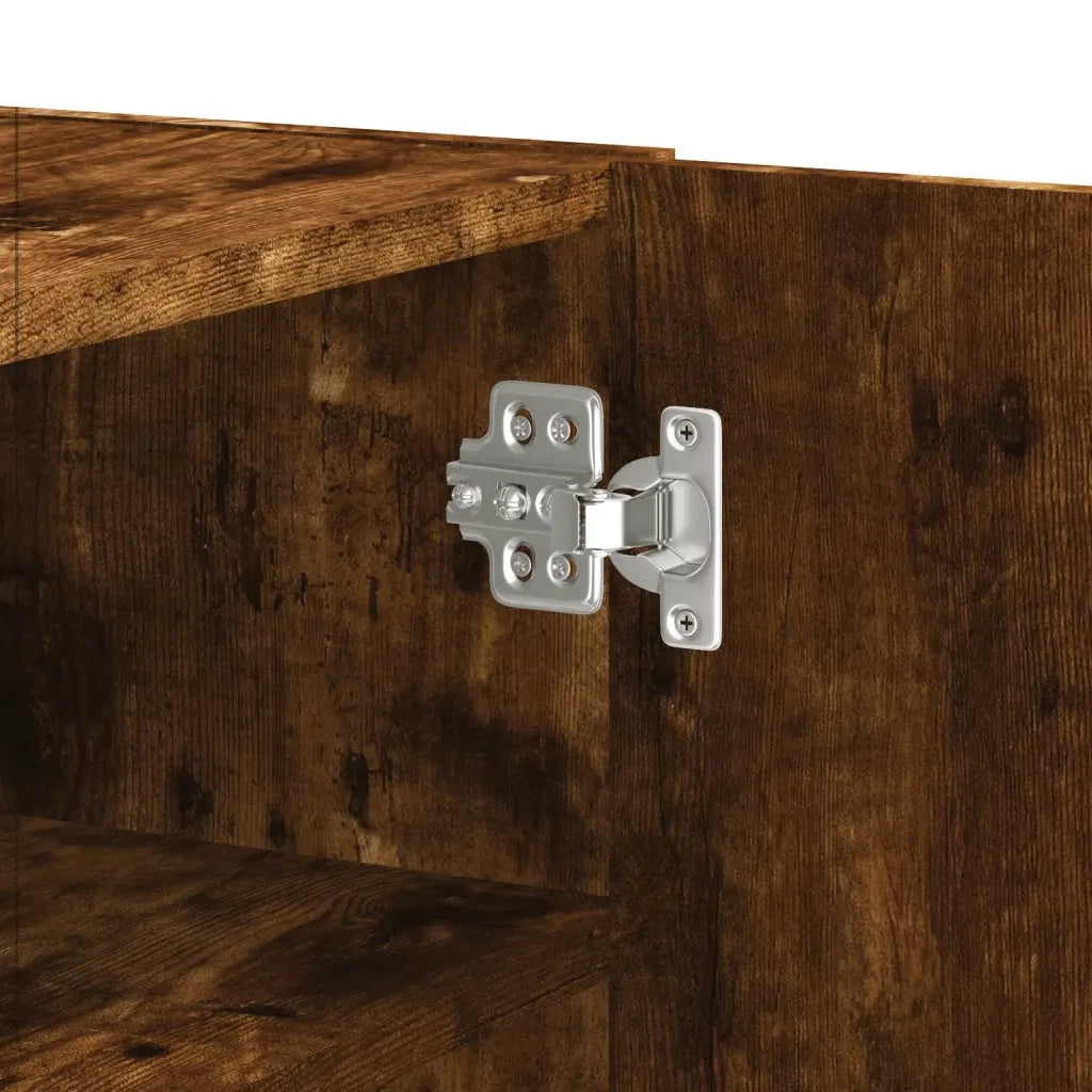 vidaXL Armadietto a Muro Rovere Fumo 75x35x60 cm in Truciolato