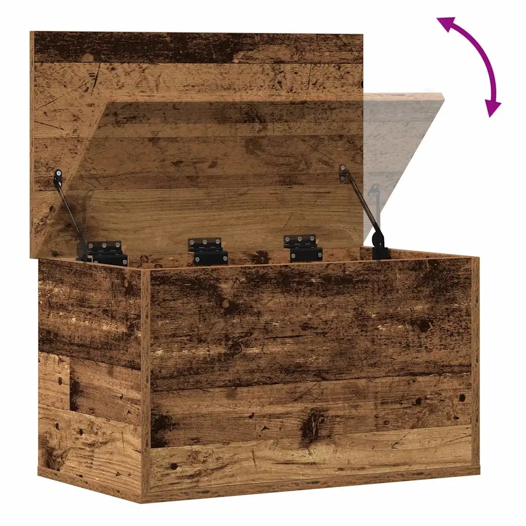 Scatola di Stoccaggio Legno vecchio 60 x 35 x 35 cm CFW4486813