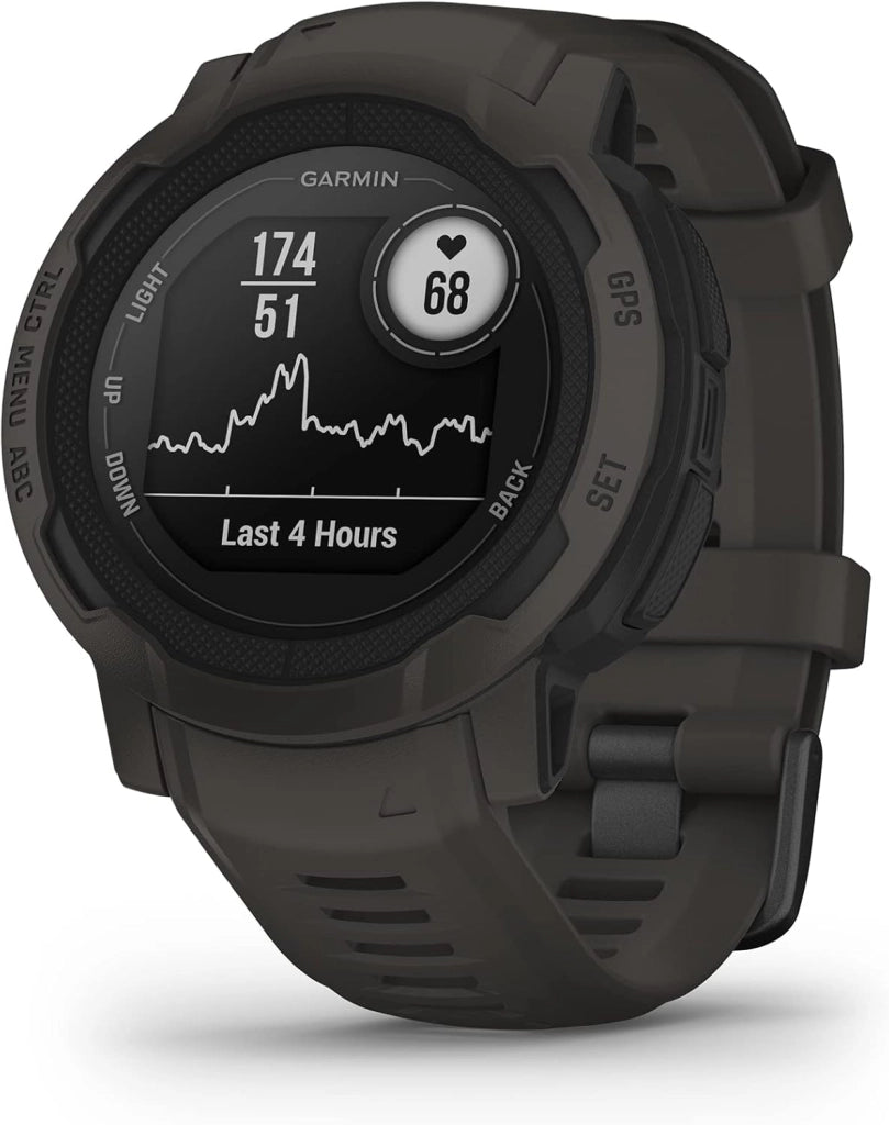 Garmin Instinct 2X Solar - Tactical, Smartwatch, 50mm, Ricarica solare, Autonomia infinita, Torcia LED, Calcolatore balistico, Visore notturno, +30 app, GPS, Pay, Connect IQ, Black
