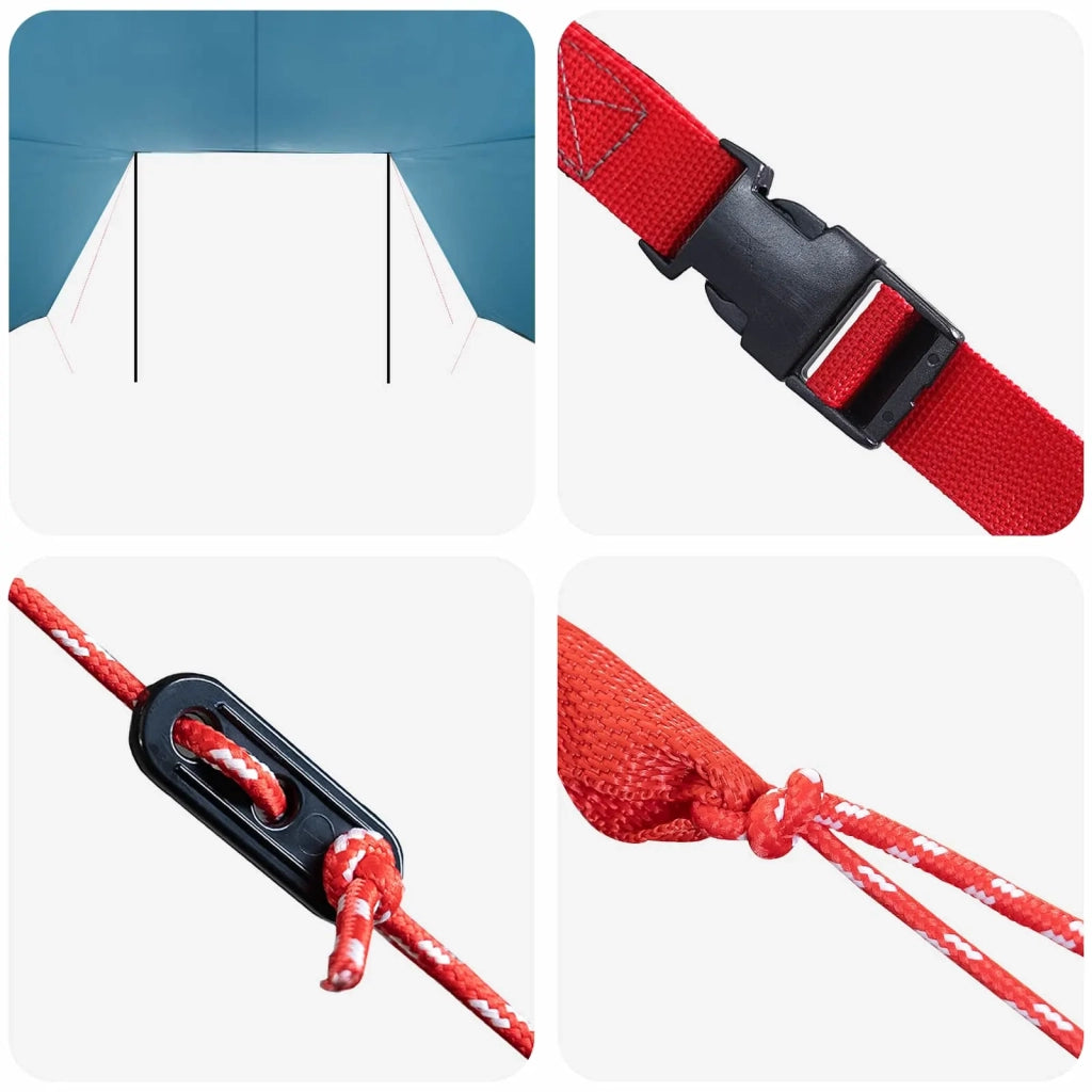 Tenda da veicolo Blu 518 x 580 x 215 cm Poliestere e Acciaio 42028556