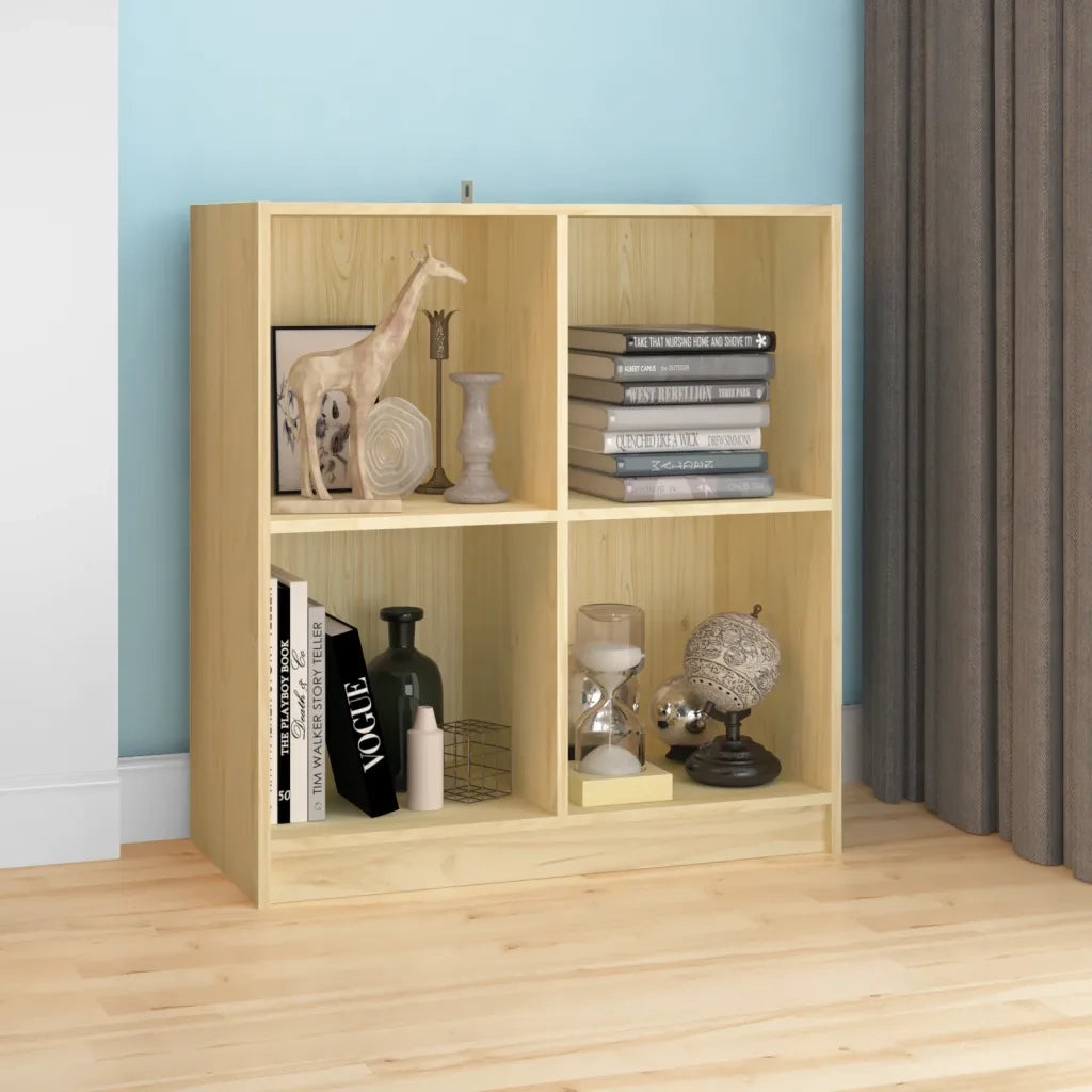 Credenza-Buffet-Armadio da cucina 70x33x76 cm in Legno Massello di Pino