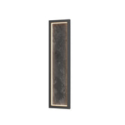 Maytoni Applique contemporanea Origin 1 luce LED integrato nero metallo pietra