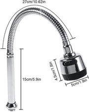 Flessibile 360° - 304 Acciaio Inossidabile - Aerator/Spruzzatore - Doppio Funzionamento - Alta Qualità - Duraturo e Sicuro - Componenti di Rubinetto da Cucina