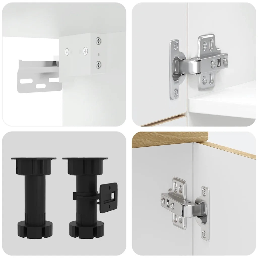 Set Mobili da Cucina 7 pz Lucca Rovere Sonoma in Truciolato 3314774