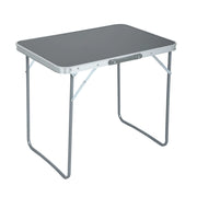 Tavolo da campeggio pieghevole ARES in alluminio grigio dimensioni 70x60x50 cm