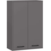 Mobile bagno sospeso AKORD FIN W64 H934 Grigio Grafite 2 ante 64x94x30 cm