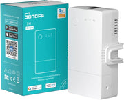 SONOFF Smart WiFi interruttore di rilevamento della temperatura e dell'umidità THR316 TH Origin 16A, controllo automatico della caldaia e dell'irrigazione, compatibile con Alexa e Google Home