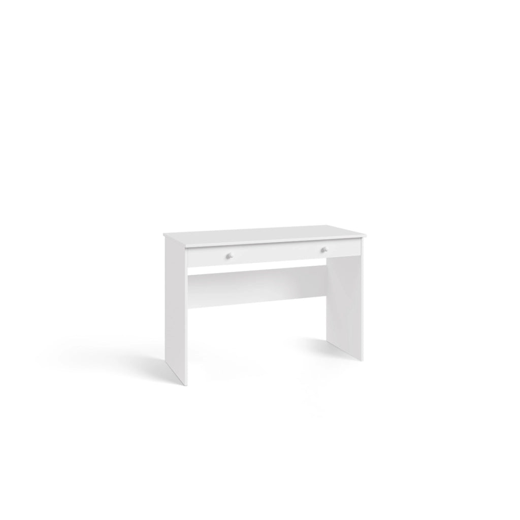 Scrivania BASIC bianca 110 cm con cassetto
