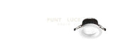 REX FARETTO DA INCASSO LED 3000K 1600LM 20W IP20 BIANCO  D.12,7CM