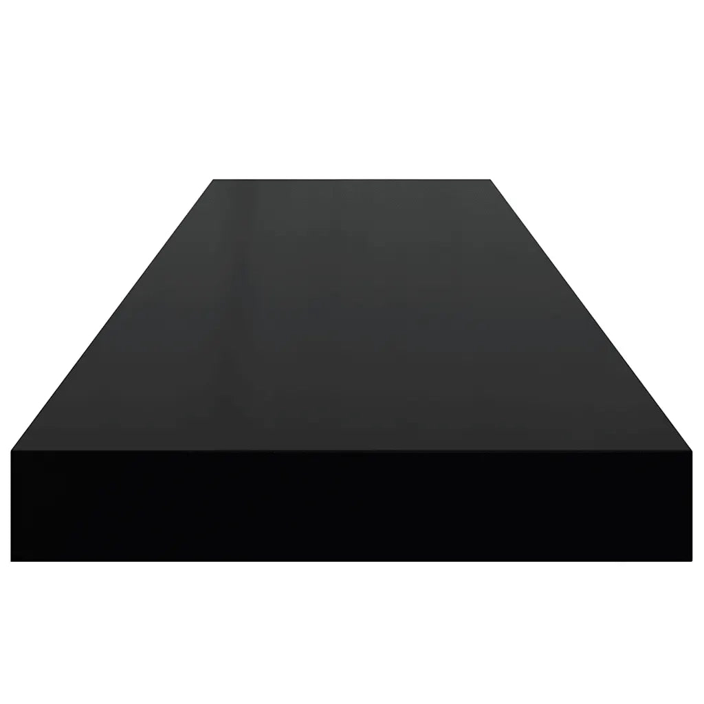 4 pz Scaffali a Parete | Ripiano a parete | Mensole a Parete Neri 90x23,5x3,8 cm in MDF