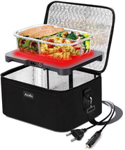 Lunchbox elettrica 3-in-1 per auto/van/truck, 12V/24V/220V, riscaldamento e conservazione del cibo