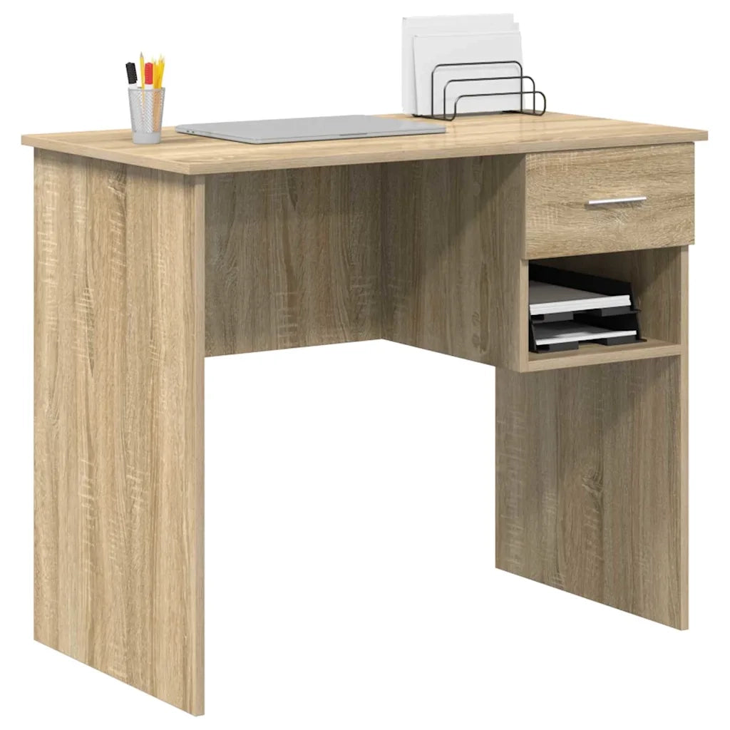 Scrivania Rovere Sonoma 90 x 49 x 75 cm Legno multistrato 869268