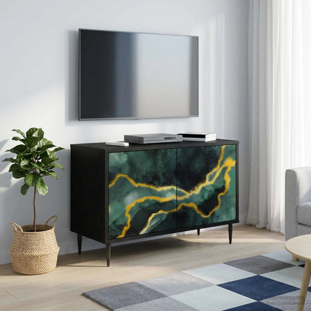 Mobile TV WIJHE 69 x 33 x 50,5 cm Rovere Nero 8007014