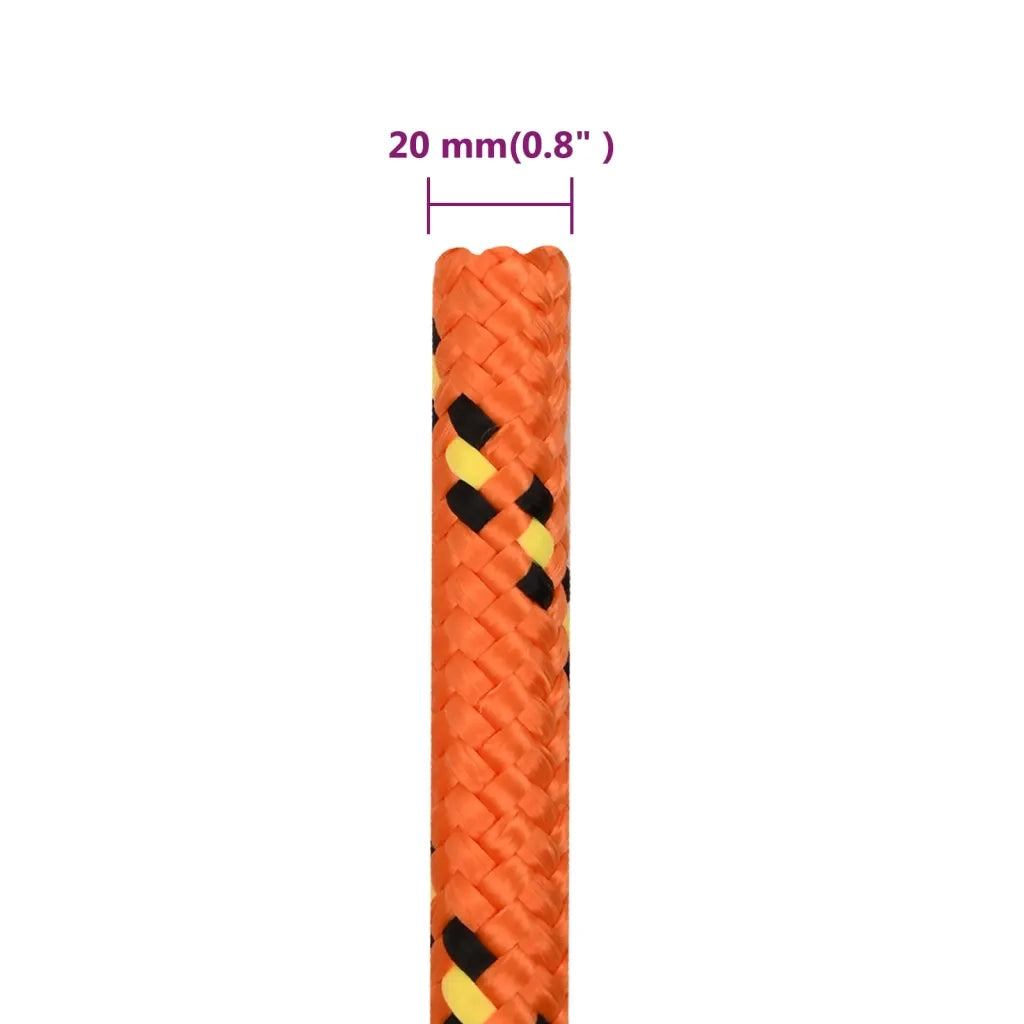 Corda per barca Arancione 20 mm 25 m in Polipropilene 152685