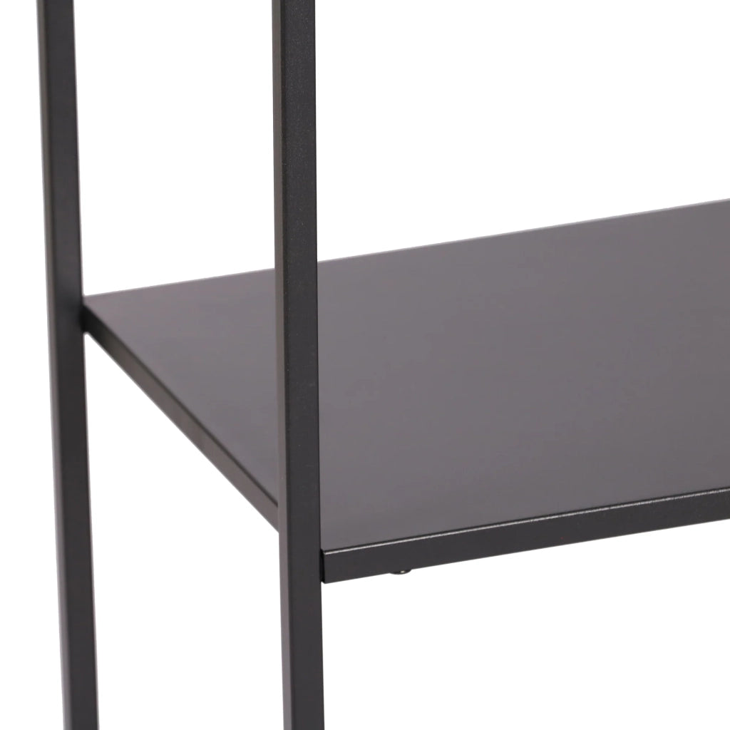 Mensola autoportante 120 x 35 x 87,5 cm metallo nero 03_0006952