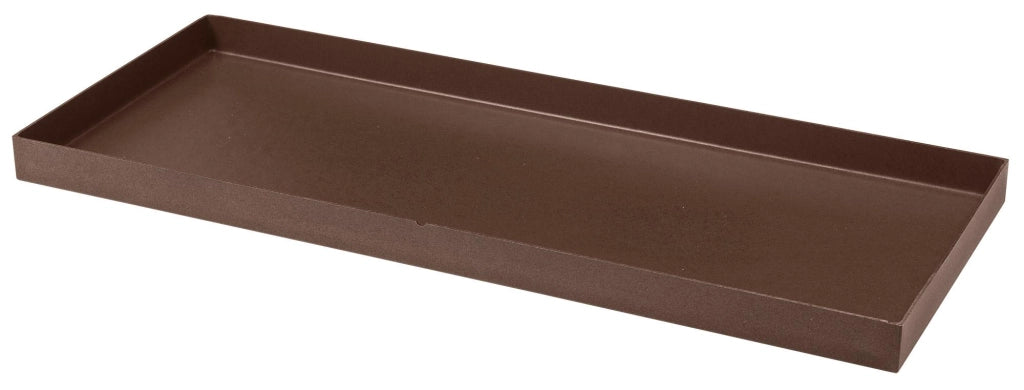 Sottovaso 101x41x5,5cm in Resina Tulli Schio 100 Bronzo