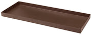 Sottovaso 101x41x5,5cm in Resina Tulli Schio 100 Bronzo