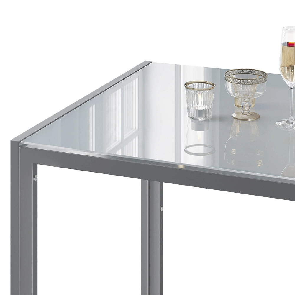 Vicco Tavolo da pranzo Grigio 75 x 120 cm