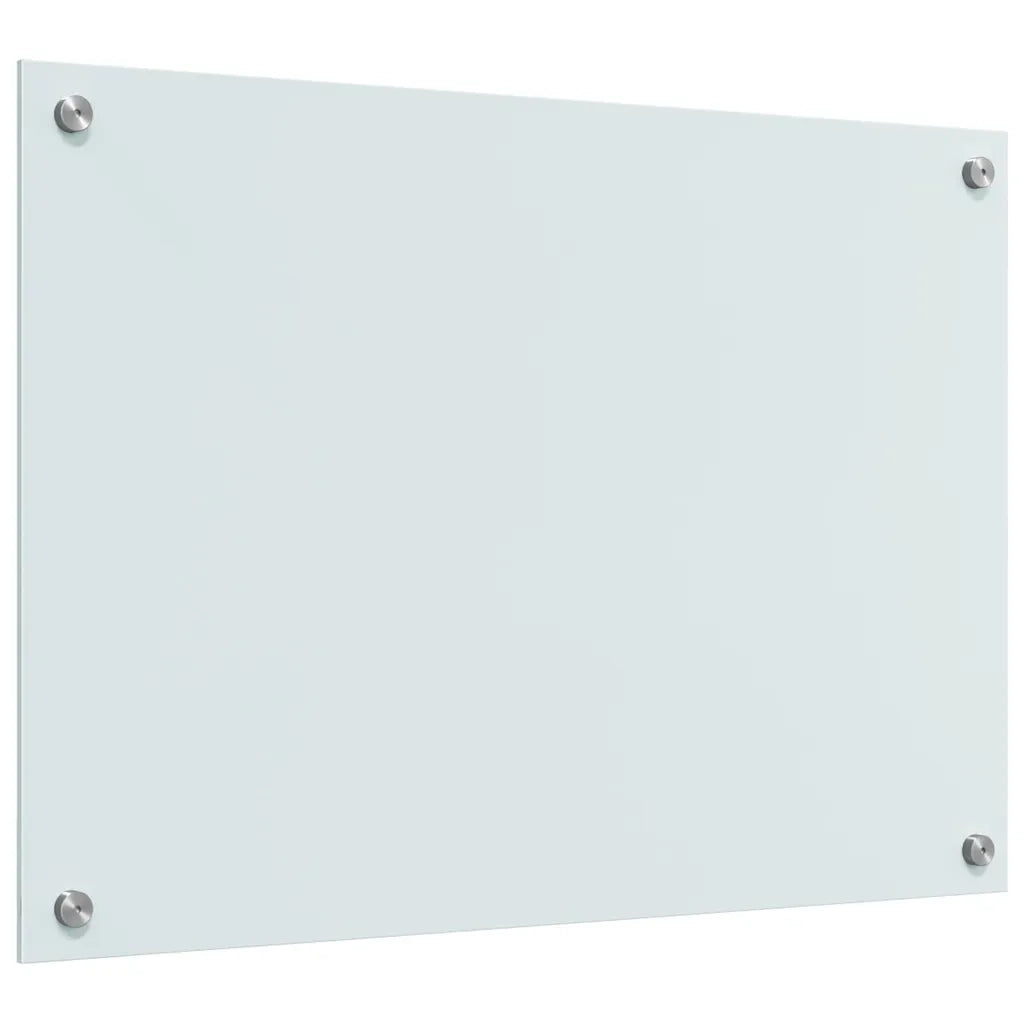 Schienale da cucina 2 pcs Bianco 70 x 50 cm vetro temperato