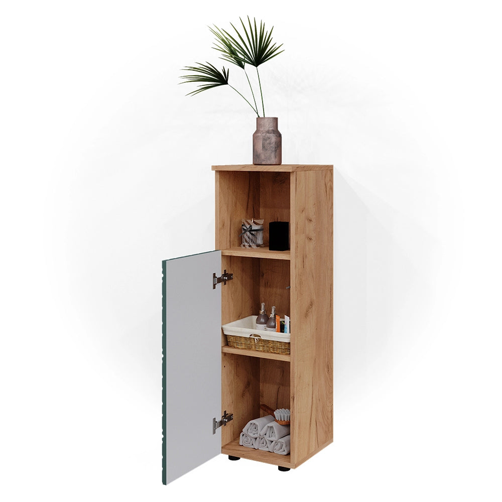 Vicco Mobile midi Quercia verde/oro 30 x 95 cm