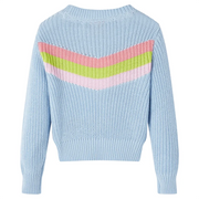 Maglione per Bambini Lavorato a Maglia Blu 128