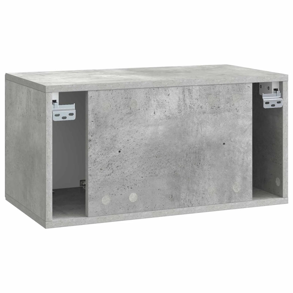 Mobile Porta TV da Muro Grigio Cemento 59,5 x 31 x 30 cm