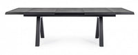 Tavolo Allungabile da Giardino 205-265x103x78h cm Krion Antracite