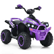 Auto elettrica per bambini 96 x 58 x 72 cm con avviamento graduale e pannello di controllo viola PP 20_0013333
