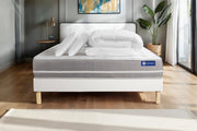 Pacchetto letto completo - Materasso 200x200cm + Box spring con doghe (kit) + 2 cuscini + Piumino - Actimemo Touch