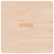 Piano Tavolo | Superficie Tavolo | Piano Scrivania Quadrato 70x70x1,5cm Massello Rovere Non Trattato