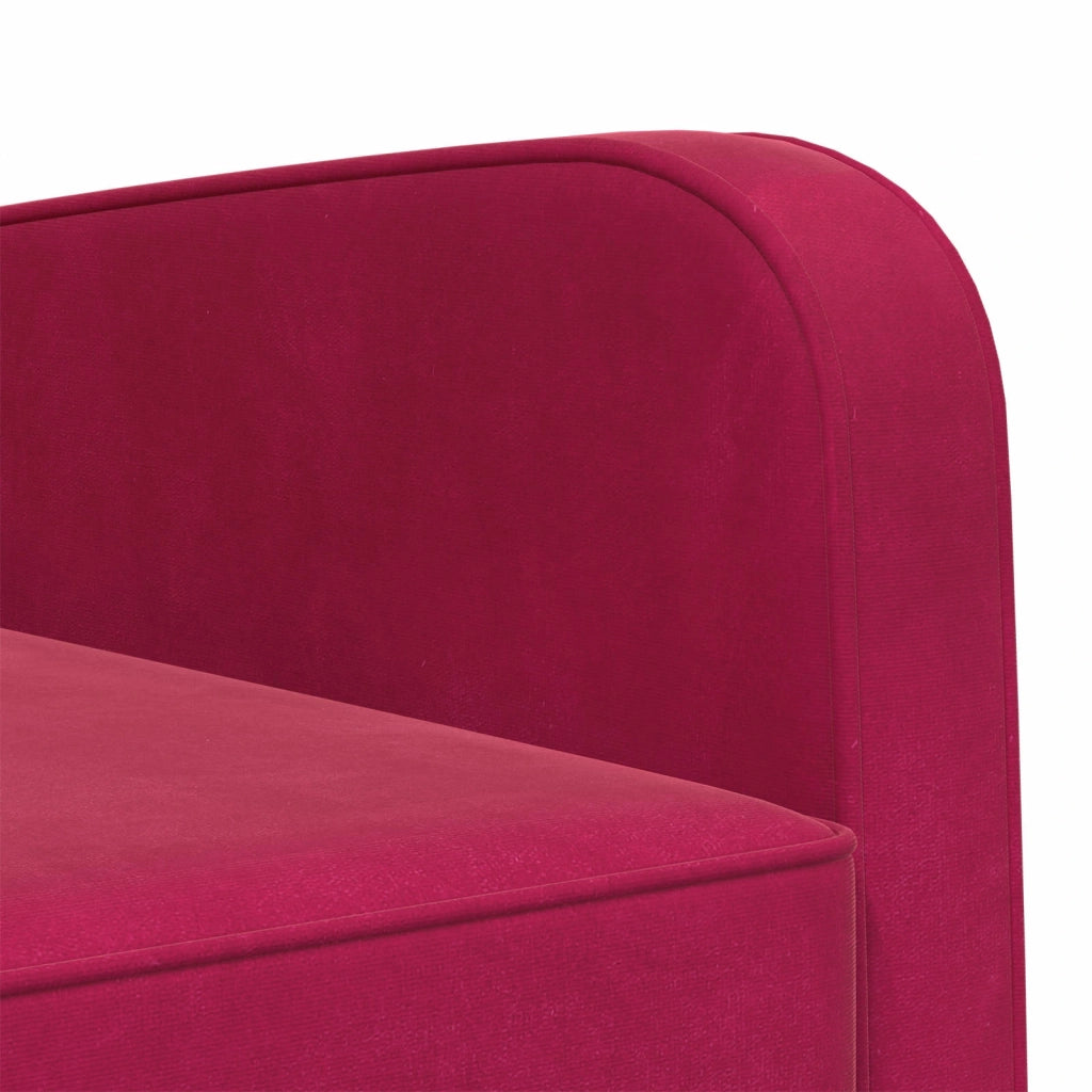 Divano Sedia-Poltrona Rosso Vino Velluto 766220